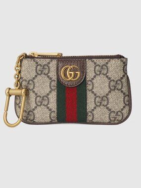 Gucci GG Supreme Monogram Web Ophidia Key Case